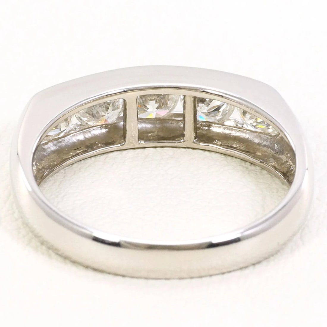 PT900 PLATINUM RING, DIAMOND - 4
