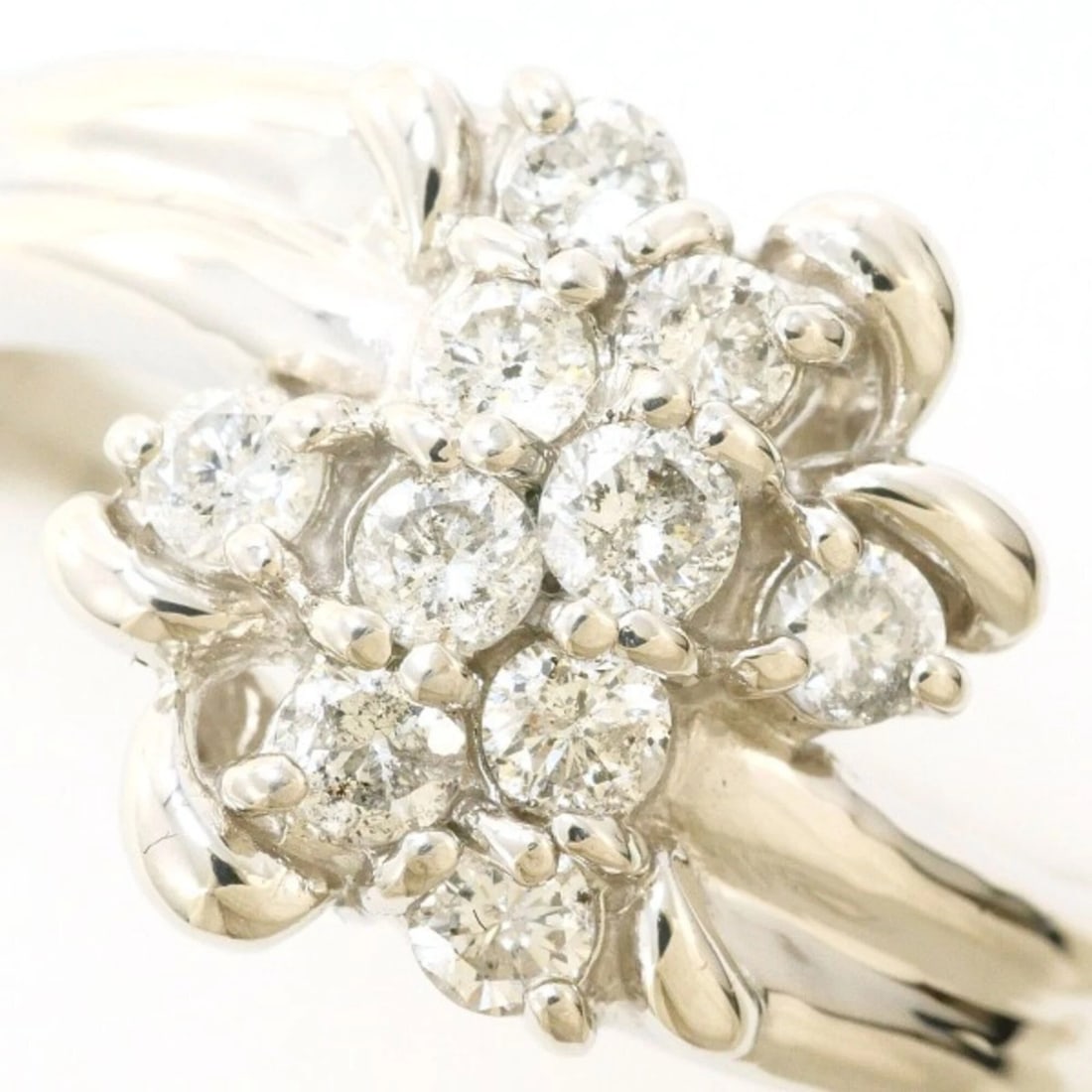 PT900 PLATINUM RING, DIAMOND - 2
