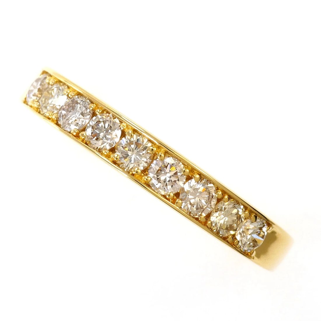 18K (18-KARAT) YELLOW GOLD RING WITH DIAMOND (1 of 5)