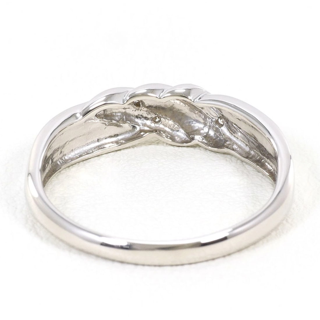 PT900 PLATINUM RING, DIAMOND - 4