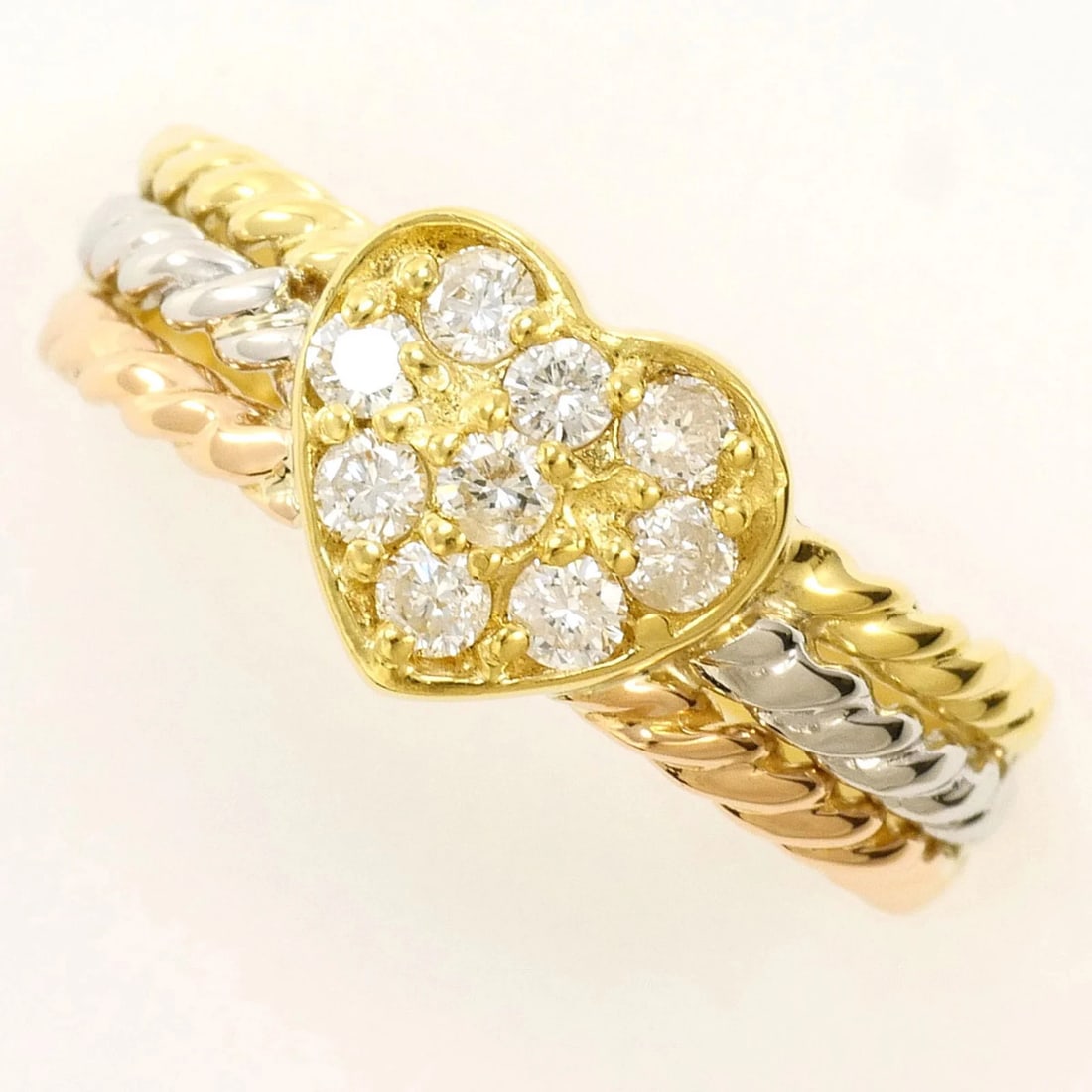 PT900 PLATINUM 18K YELLOW GOLD RING WITH DIAMOND: PT900 Platinum 18K Yellow Gold Ring with Diamond Brand: Unbranded Type/Style: Band ring Material: Pink gold (18K), Platinum 900, Yellow gold (18K), Main Stone Natural Color: Pink gold, Platinum,