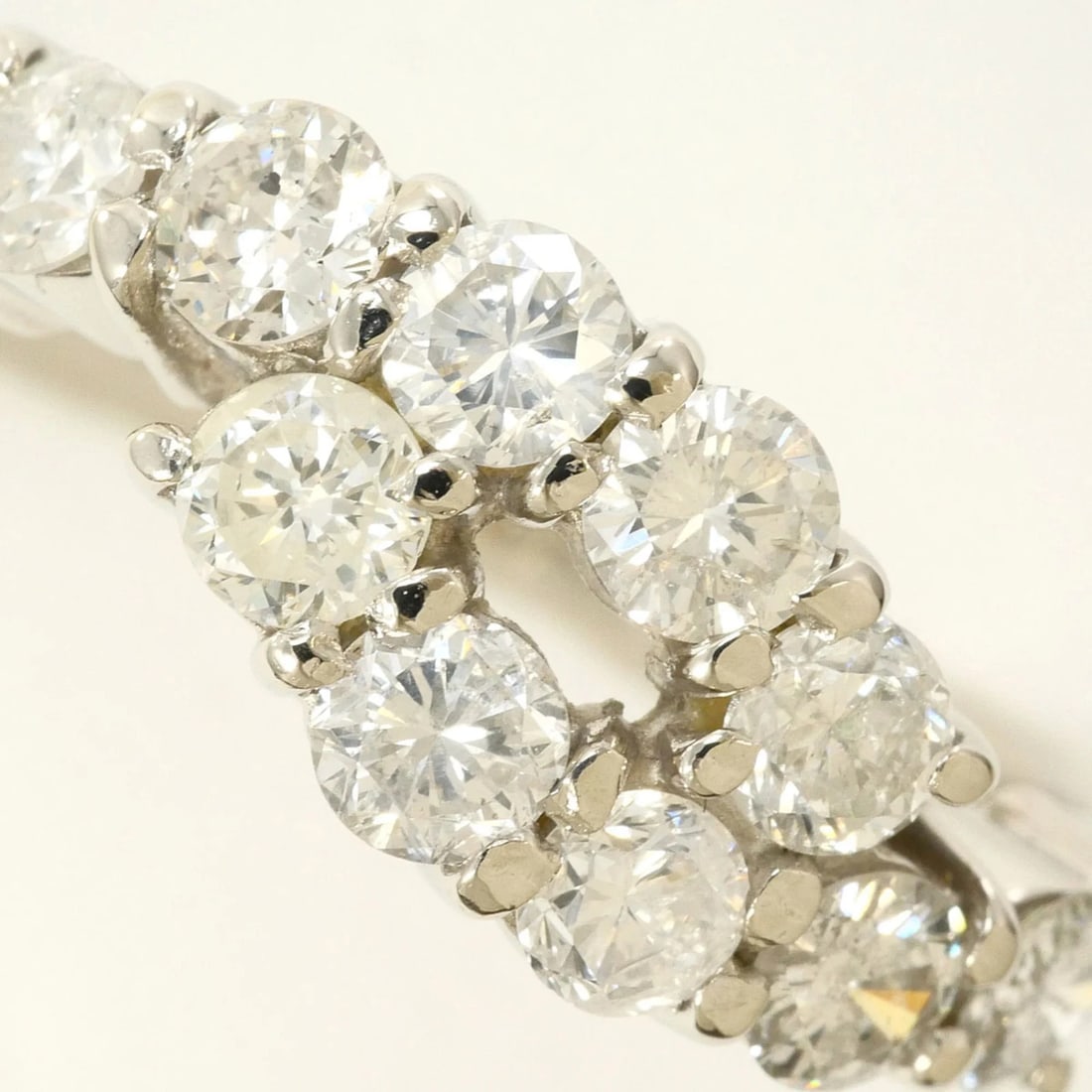 PT900 PLATINUM RING, DIAMOND - 2