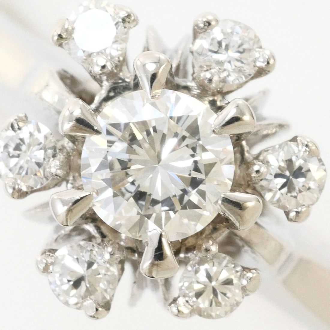 PT900 PLATINUM RING, DIAMOND - 2
