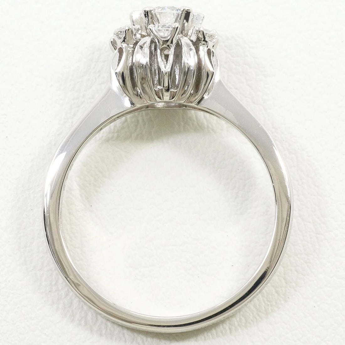 PT900 PLATINUM RING, DIAMOND - 3