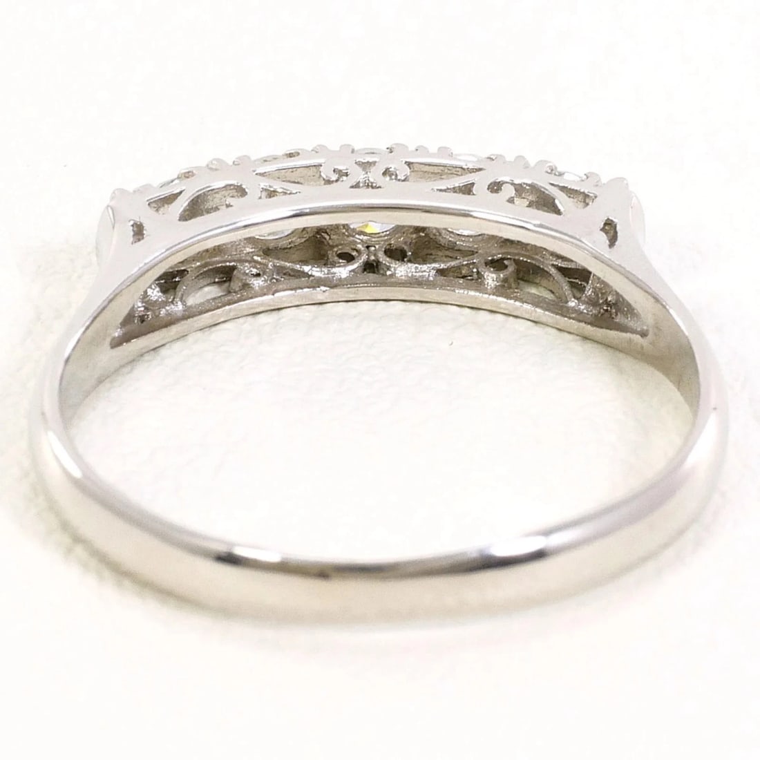 PLATINUM RING (PT) WITH DIAMOND - 3
