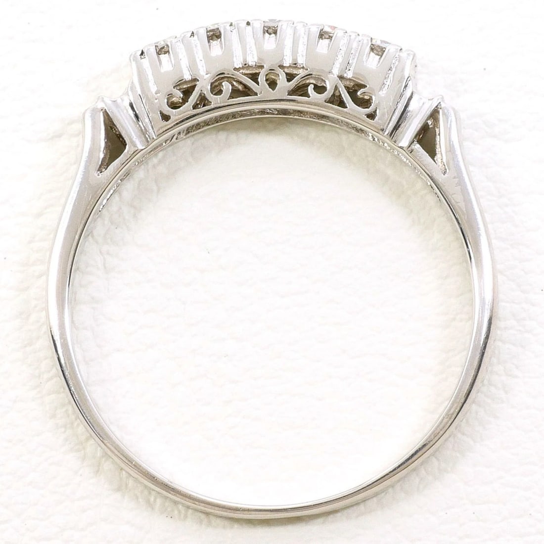 PT850 PLATINUM RING, DIAMOND - 2