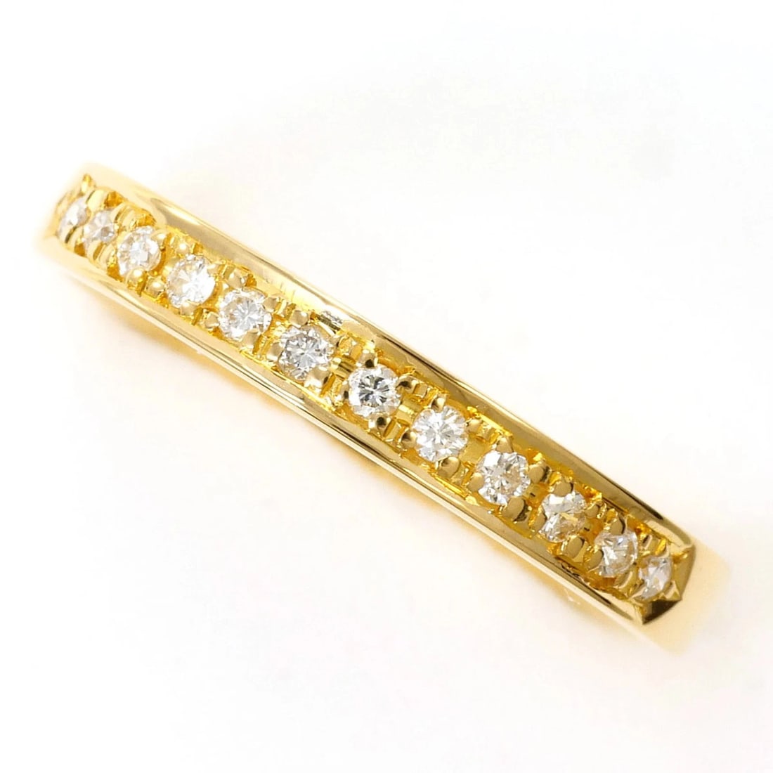 18K (18-KARAT) YELLOW GOLD RING WITH DIAMOND (1 of 4)