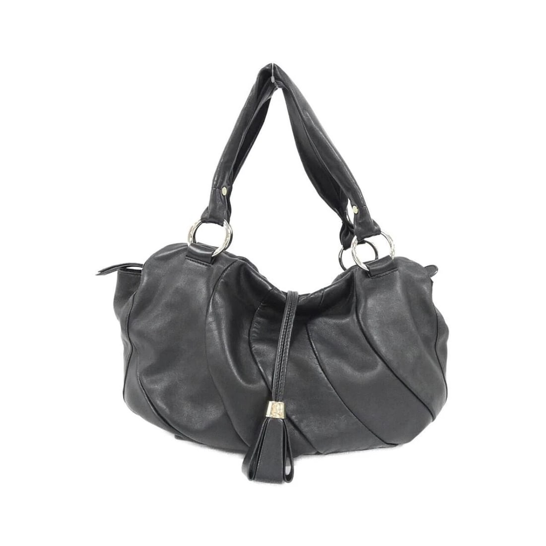 CELINE BNA BITTER SWEET LEATHER SHOULDER BAG: CELINE BNA Bitter Sweet Leather Shoulder Bag Brand: CELINE Type/Style: Shoulder Bag Material: Leather Color: Black with Gold Hardware Size: Approximately 26cm (W) x 24cm (H) x 18cm (D) Accessories