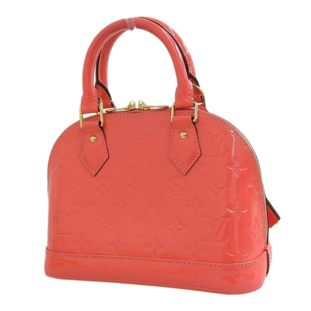 LOUIS VUITTON ALMA BB MONOGRAM VERNIS 2WAY BAG: Louis Vuitton Alma BB Monogram Vernis 2Way Bag Brand: LOUIS VUITTON Type/Style: Top Handle Bag Material: Monogram Vernis Color: Rose Rich Size: Width: Approx. 23.5cm Height: Approx. 18cm Depth: Approx