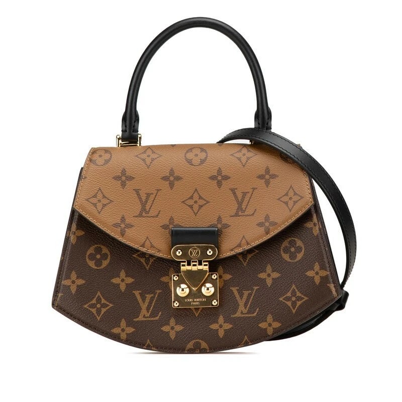 LOUIS VUITTON DIANE MONOGRAM CANVAS 2WAY CROSSBODY SHOULDER BAG: Louis Vuitton Diane Monogram Canvas 2Way Crossbody Shoulder Bag Brand: Louis Vuitton Type/Style: Shoulder Bag Material: PVC, Leather Color: Brown Size: Width: approx. 9.3 in (23.5 cm) Height: approx. 