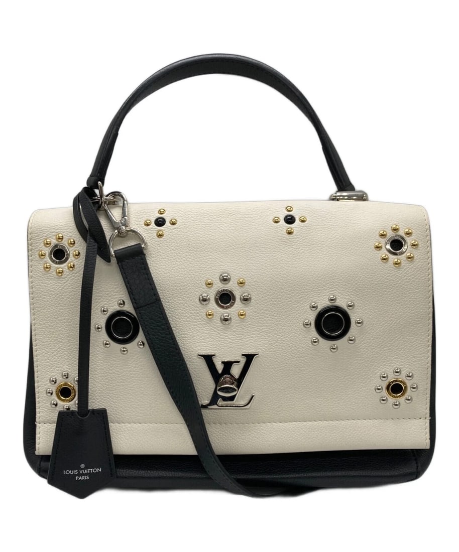 LOUIS VUITTON 2WAY CROSSBODY SHOULDER BAG: Louis Vuitton 2way Crossbody Shoulder Bag Brand: Louis Vuitton Type/Style: Shoulder Bag Material: None Color: White ? Black Size: Height: approx. 7.9 in (20 cm) Width: approx. 11.8 in (30 cm) Depth: a
