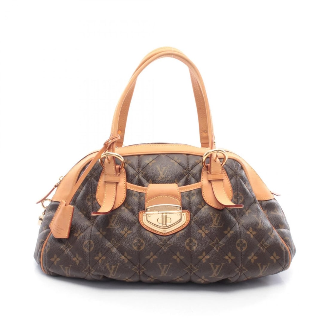 LOUIS VUITTON MONOGRAM ETOILE BOWLING QUILTED CANVAS SHOULDER HANDBAG (1 of 2)