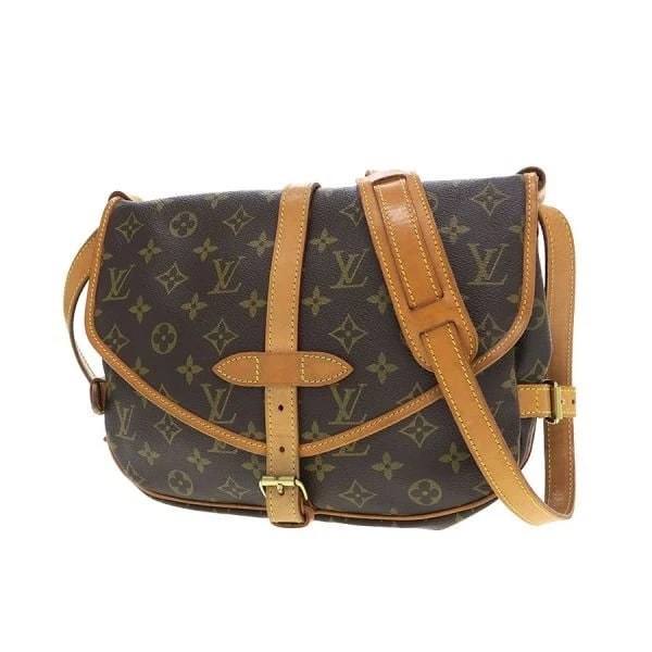 LOUIS VUITTON SAUMUR SHOULDER BAG 30 BROWN MONOGRAM CANVAS BROWN: Louis Vuitton Saumur Shoulder Bag 30 Brown Monogram Canvas Brown Brand: Louis Vuitton Type/Style: Shoulder Bag Material: Canvas Color: Brown Size: W:30 ? H:20 ? D:10 Accessories: None Accessories