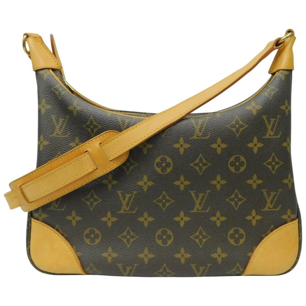 LOUIS VUITTON BOULOGNE 30 MONOGRAM SHOULDER BAG BROWN CANVAS: Louis Vuitton Boulogne 30 Monogram Shoulder Bag Brown Canvas Brand: Louis Vuitton Type/Style: Shoulder Bag Material: Monogram Canvas Color: Brown Size: Height: 27cm, Width: 30cm, Depth: 10cm