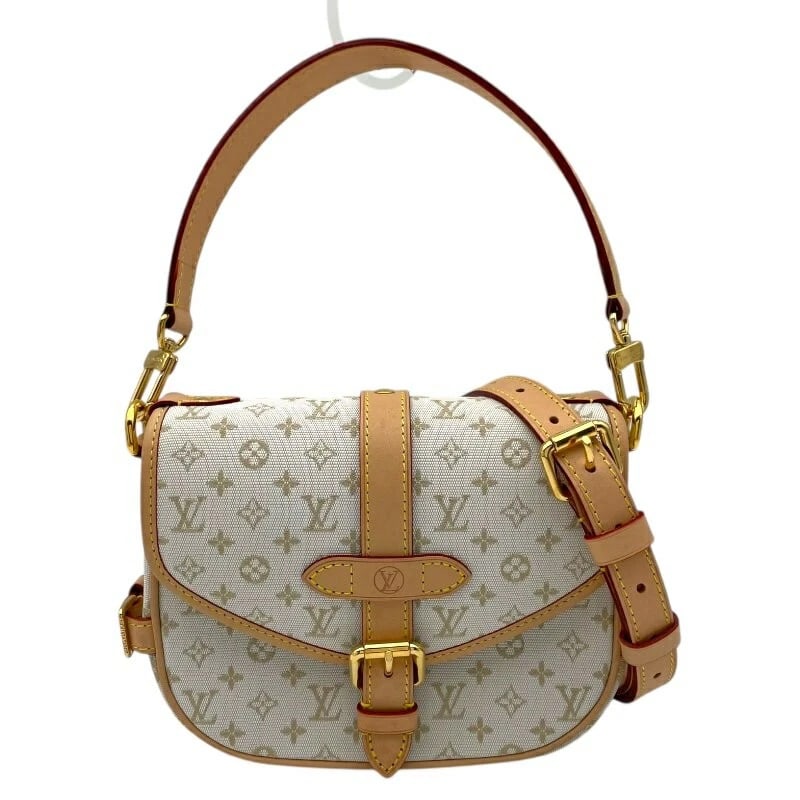 LOUIS VUITTON SHOULDER BAG SAUMUR BB: LOUIS VUITTON Shoulder Bag Saumur BB Brand: LOUIS VUITTON Type/Style: Shoulder Bag Material: Monogram Mini Color: Mastic Size: Width: approx. 20 cm (7.87 in) Height: approx. 16 cm (6.30 in) Depth: app