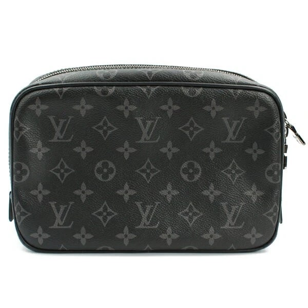 LOUIS VUITTON LV LOUIS VUITTON SECOND BAG: LOUIS VUITTON LV Louis Vuitton Second Bag Brand: LOUIS VUITTON Type/Style: Second Bag Material: Monogram Eclipse Color: Black x Gray Size: Width 25cm ? Height 16cm ? Depth 7cm Accessories: None