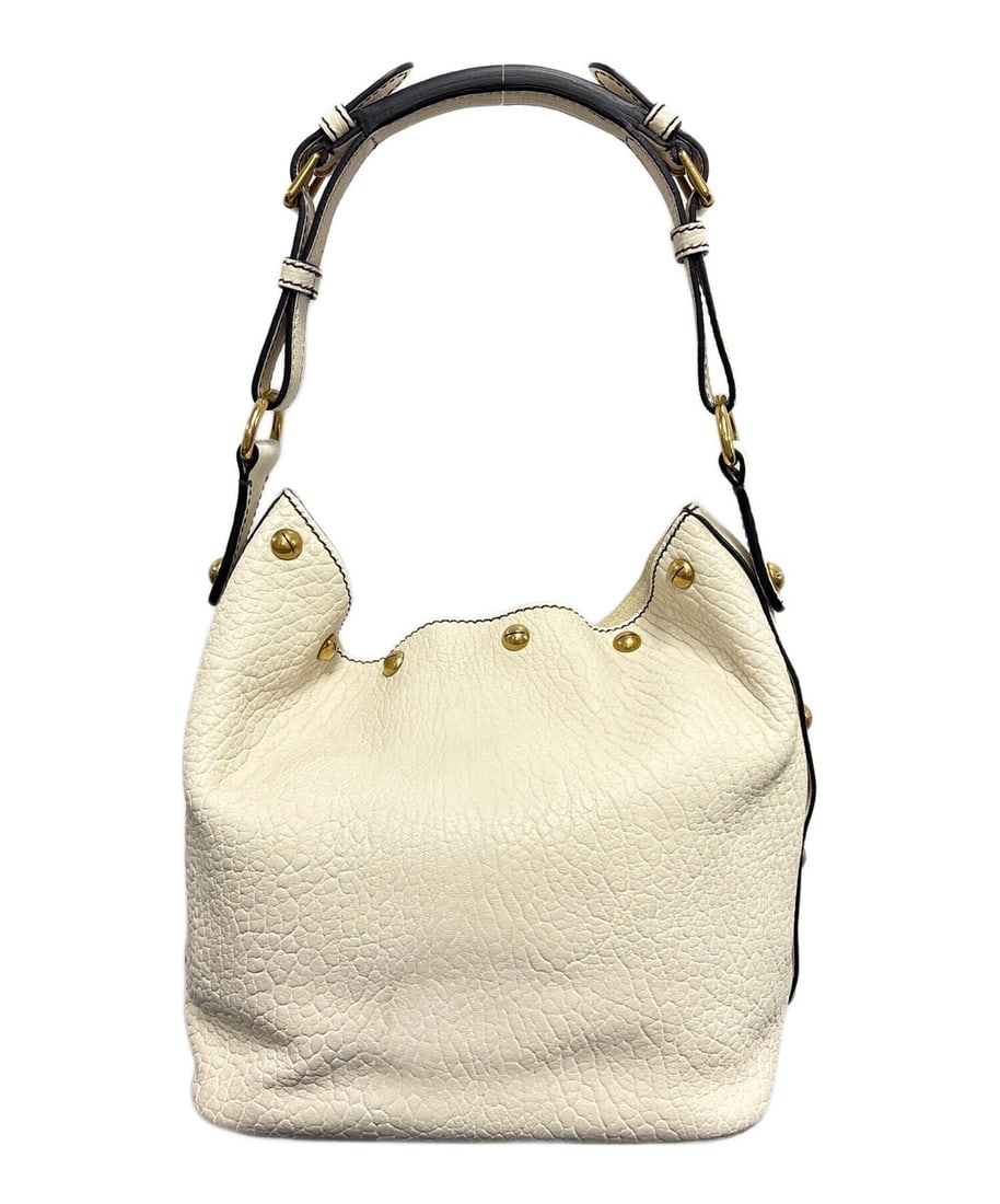 CHRISTIAN DIOR BUCKET BAG SHOULDER BAG: Christian Dior Bucket Bag Shoulder Bag Brand: Christian Dior Type/Style: Bucket Bag Material: None Color: White Size: Height: Approx. 9.8 inches (25 cm) Width: Approx. 9.1 inches (23 cm) Depth: