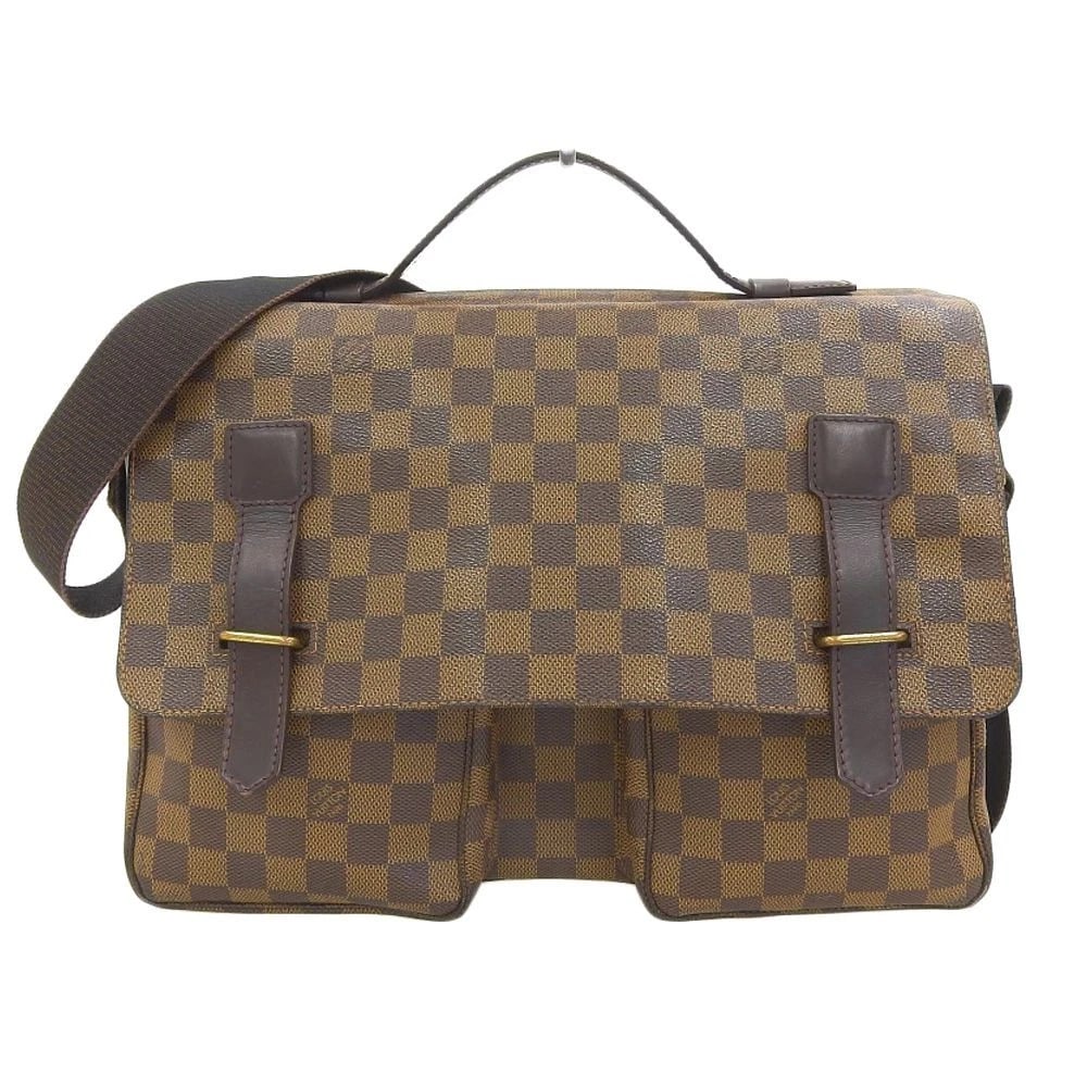 LOUIS VUITTON HANDBAG BROADWAY DAMIER EBENE: Louis Vuitton Handbag Broadway Damier Ebene Brand: Louis Vuitton Type/Style: Bag Material: Damier Color: Ebene Size: Width: Approx. 35cm Height: Approx. 23cm Depth: approx. 9.5cm Accessories: None