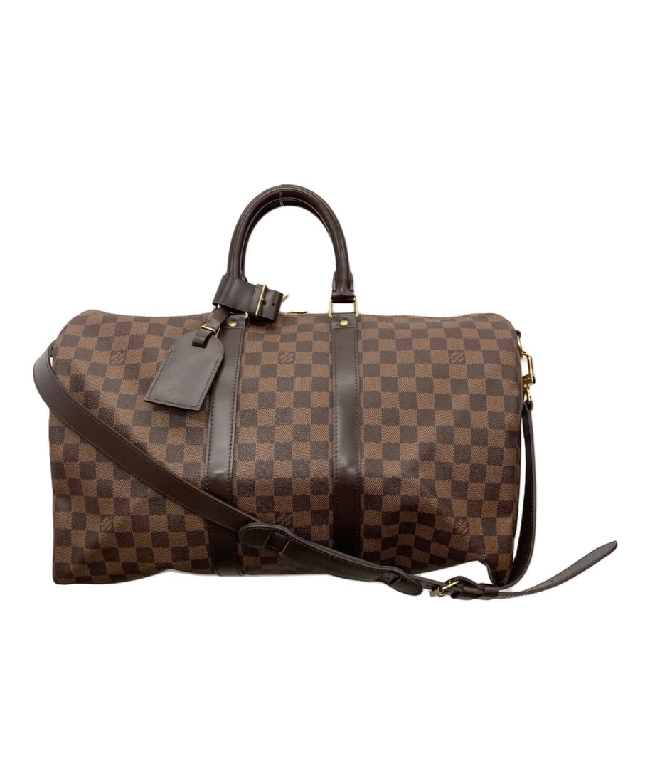 LOUIS VUITTON DAMIER KEEPALL BANDOULIERE BOSTON BAG: Louis Vuitton Damier Keepall Bandouliere Boston Bag Brand: LOUIS VUITTON Type/Style: Louis Vuitton Boston Bag Material: None Color: None Size: Height: Approx. 26.0cm Width: Approx. 46.0cm Depth: Appro
