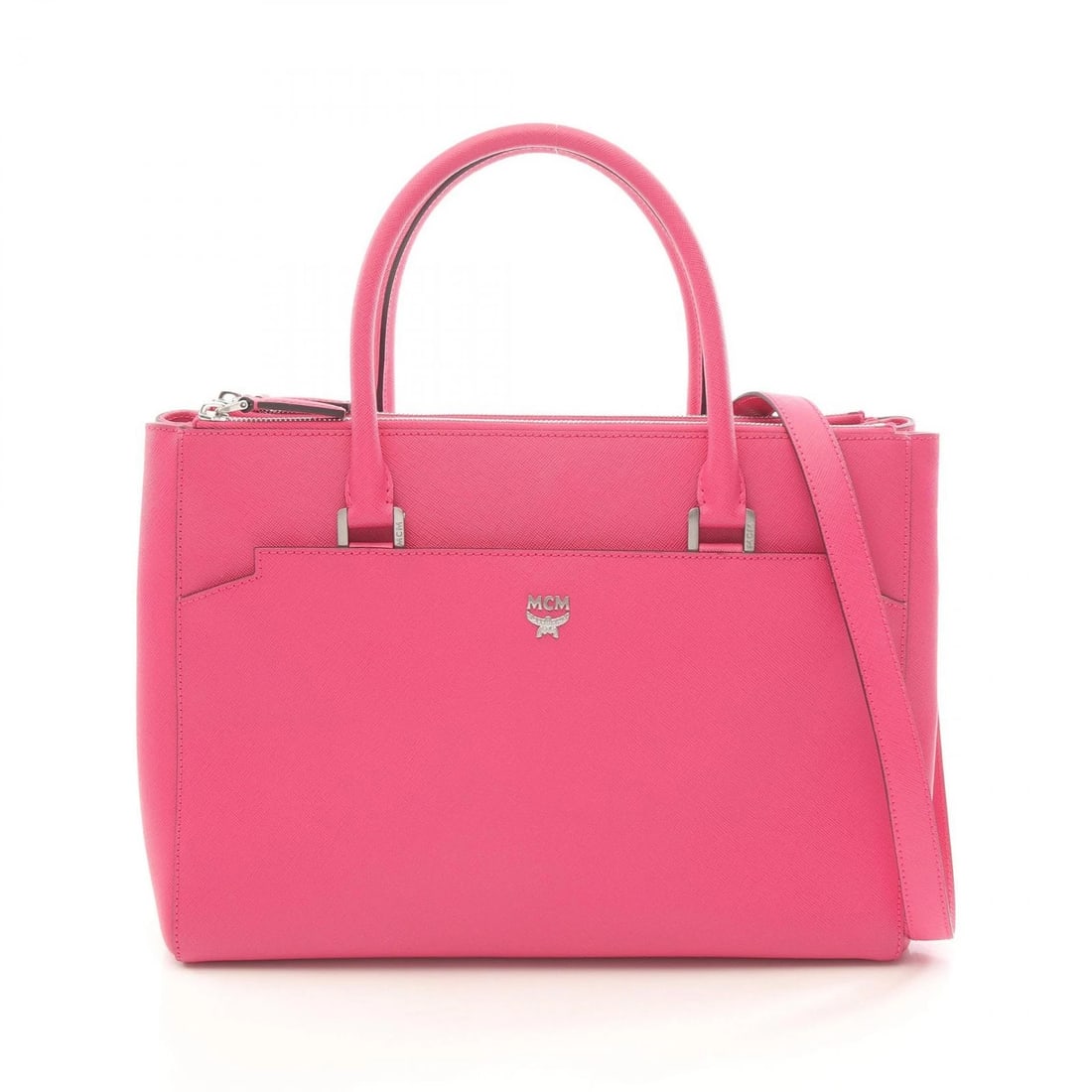 MCM VISETOS LOGO LEATHER TOTE BAG SHOULDER HANDBAG: MCM Visetos Logo Leather Tote Bag Shoulder Handbag Brand: MCM Type/Style: Tote Material: Leather Color: Pink Size: Approximately W 34cm x H 25cm x D 13.5cm (W 13.4inch x H 9.8inch x D 5.3inch) Acc