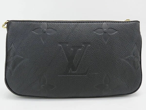LOUIS VUITTON MULTI POCHETTE EMPREINTE NOIR: Louis Vuitton Multi Pochette Empreinte Noir Brand: Louis Vuitton Type/Style: Shoulder Bag Material: Empreinte Leather Color: Noir (Black) Size: W: 25cm, H: 14.5cm, D: 4.5cm Accessories: None <