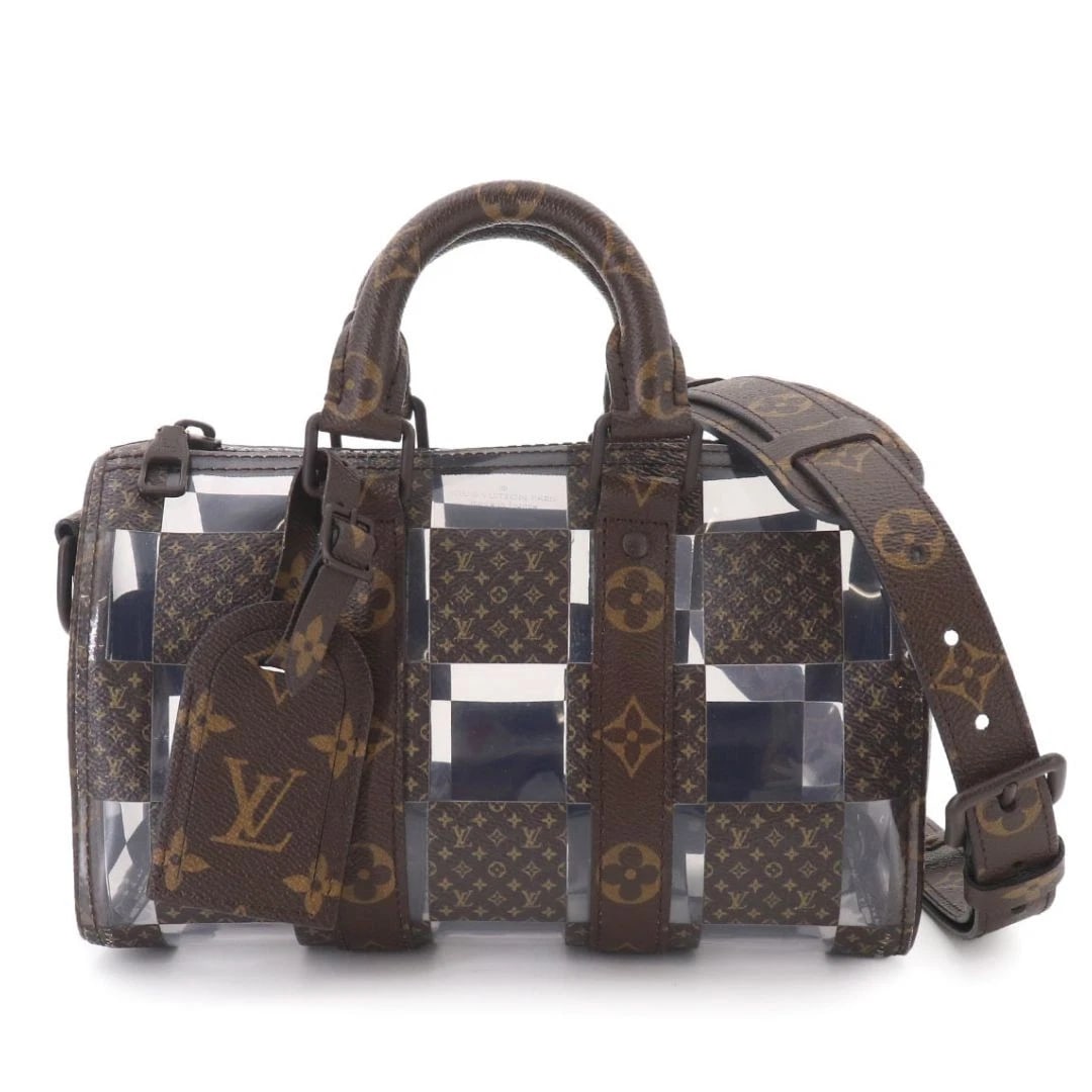 LOUIS VUITTON MONOGRAM CHESS KEEPALL BANDOULIERE 25 (1 of 4)