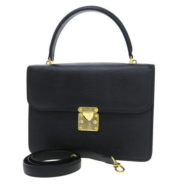 FENDI SHOULDER BAG 2WAY BAG: FENDI Shoulder Bag 2WAY Bag Brand: Fendi Type/Style: Shoulder Bag Material: None Color: Black Size: W: 27.5 x H: 20.5 x D: 8 Accessories: None Accessories Notice: When purchasing pre-owned