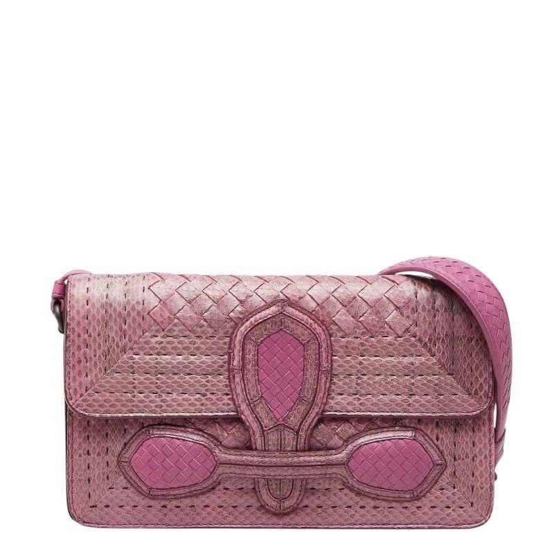 BOTTEGA VENETA INTRECCIATO CHAIN SHOULDER BAG (1 of 4)