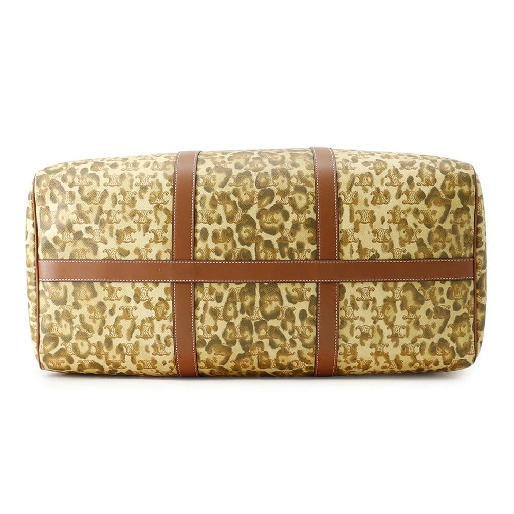 CELINE TRIOMPHE BOSTON BAG LEOPARD PATTERN PVC - 3