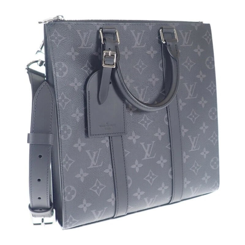 LOUIS VUITTON 2WAY BAG BLACK MENS: LOUIS VUITTON 2WAY bag black mens Brand: Louis Vuitton Type/Style: 2WAY bag Material: Monogram Eclipse Color: Black Size: Width approx. 26cm x Height approx. 27cm x Depth approx. 5cm Accessories: