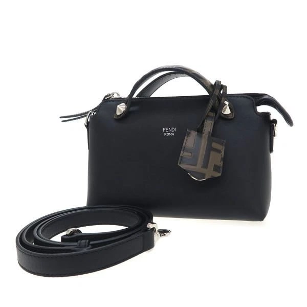 FENDI SHOULDER BAG BLACK: Fendi Shoulder Bag Black Brand: Fendi Type/Style: Shoulder Bag Material: None Color: Black Size: Width: approx. 7.9 in (20 cm) Height: approx. 5.3 in (13.5 cm) Depth: approx. 3.5 in (9 cm)