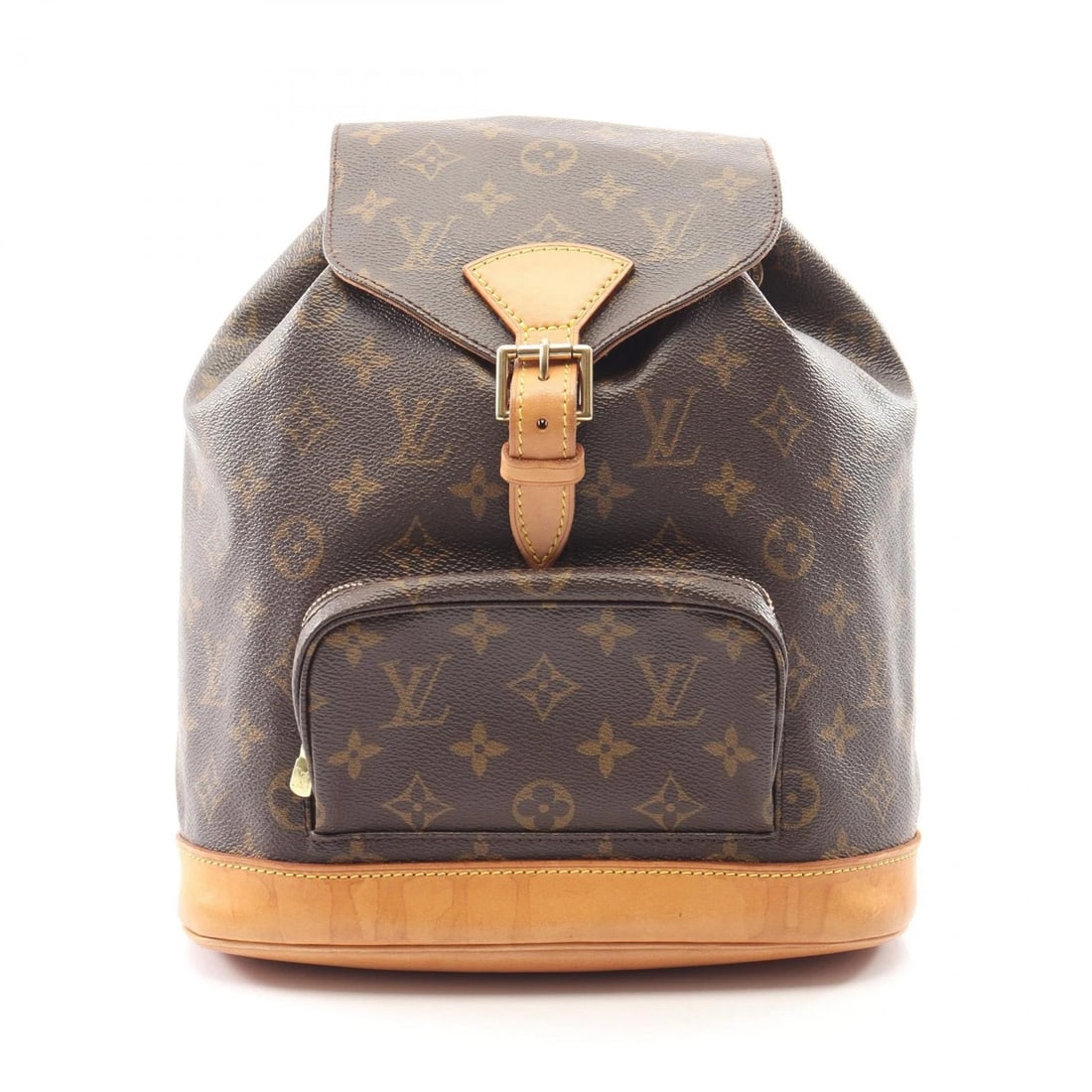 LOUIS VUITTON MONOGRAM MONTSOURIS MM BACKPACK: Louis Vuitton Monogram Montsouris MM Backpack Brand: Louis Vuitton Type/Style: Leather Material: PVC coated canvas, Leather Color: Brown Size: Width: 25cm, Height: 30cm, Depth: 12cm Accessories: N