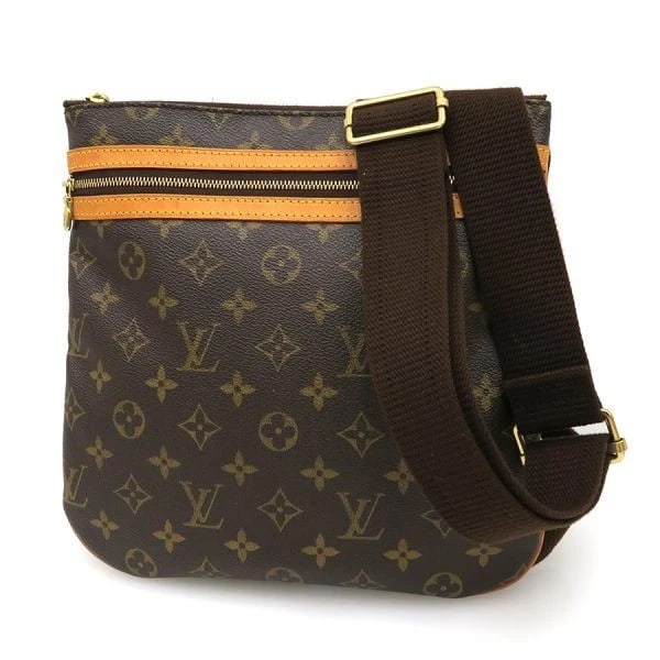 LOUIS VUITTON MONOGRAM POCHETTE BOSHPHORE CROSSBODY BAG: Louis Vuitton Monogram Pochette Boshphore Crossbody bag Brand: Louis Vuitton Type/Style: Shoulder Bag Material: Canvas Color: brown Size: W:26 x H:26 Accessories: None Accessories Notice: