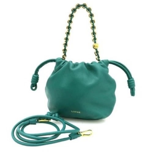 LOEWE SHOULDER BAG FLAMENCO PURSE MINI: LOEWE Shoulder Bag Flamenco Purse Mini Brand: Loewe Type/Style: Shoulder Bag Material: Melon Nappa Lamb Leather Color: None Size: (Approx.): Width: 23 cm ? Height: 17 cm ? Depth: 5.5 cm ? Approx. 9.1 