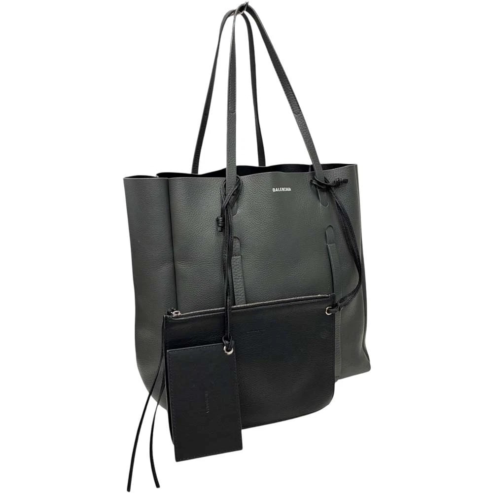 BALENCIAGA TOTE BAG EVERYDAY TOTE: BALENCIAGA Tote Bag Everyday Tote Brand: Balenciaga Type/Style: Tote Material: Calfskin Leather Color: Gray Size: Width x Height x Depth: approx. 11.81 x 12.20 x 7.09 inches (30 x 31 x 18 cm) Acce