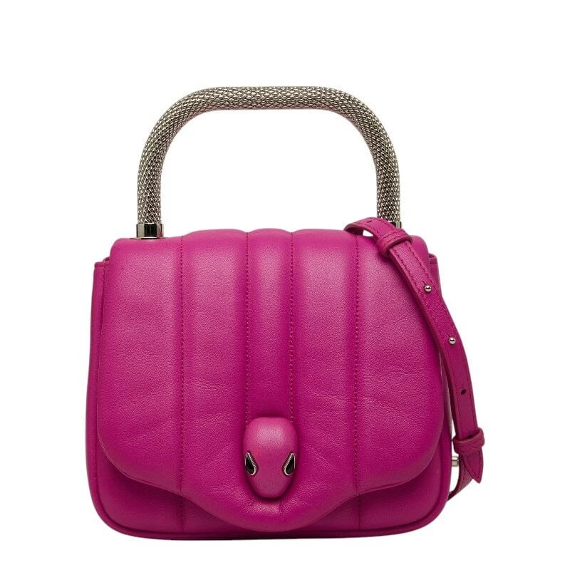 BVLGARI X AMBUSH YOON PINK LEATHER 2WAY CROSSBODY (1 of 4)