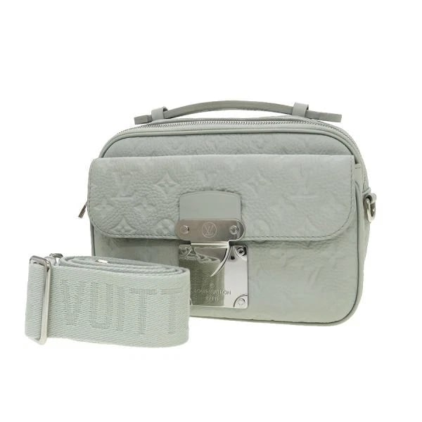 LOUIS VUITTON TAURILLION S-LOCK MESSENGER BAG SHOULDER BAG: LOUIS VUITTON Taurillion S-LOCK Messenger Bag Shoulder Bag Brand: Louis Vuitton Type/Style: Messenger Bag Material: None Color: None Size: W:24 ? H:14 ? D:9 Accessories: None Accessories N