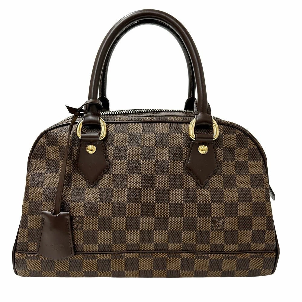 LOUIS VUITTON DUOMO DAMIER EBENE CANVAS HANDBAG (1 of 3)