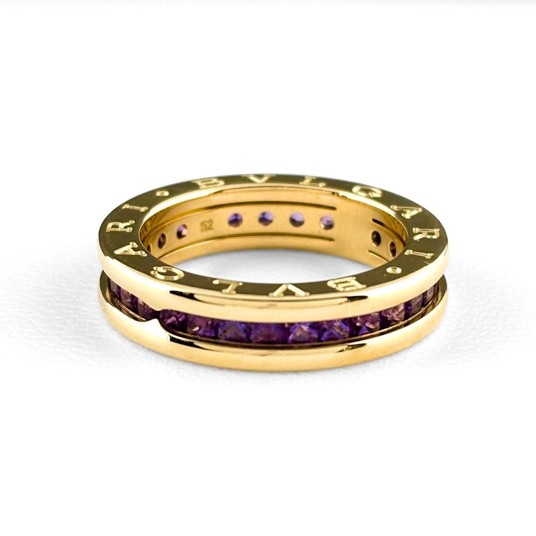 BVLGARI BE ZERO ONE RING YG RING B-ZERO1: Bvlgari Be Zero One Ring Yg Ring B-Zero1 Brand: BVLGARI Type/Style: Ring Material: 750YG, Main Stone None Color: YG Size: US6.5 Accessories: None Accessories Notice: When purchasing pre-ow