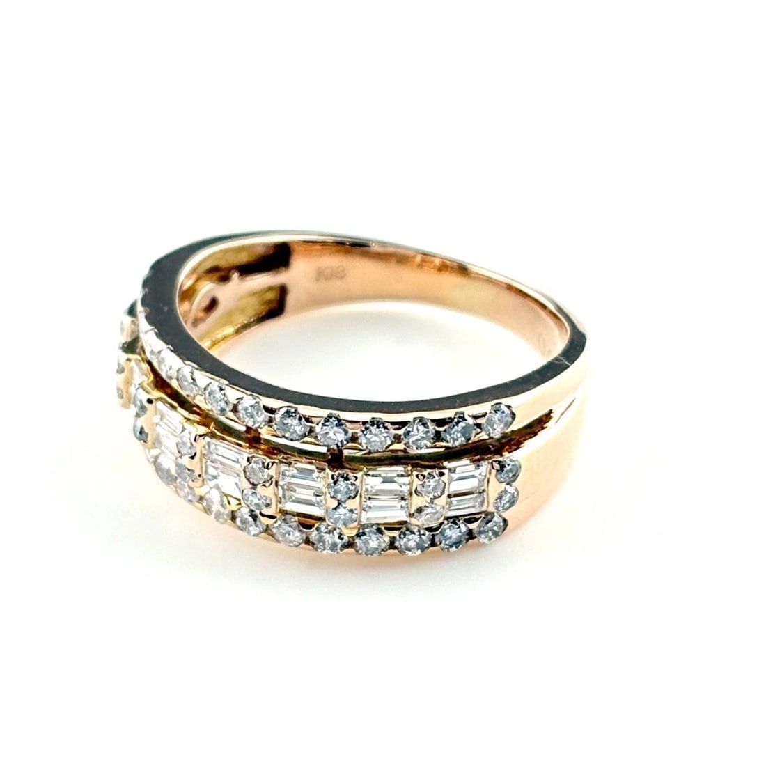 MELEE DIAMOND DESIGN RING PG RING 18K (1 of 5)