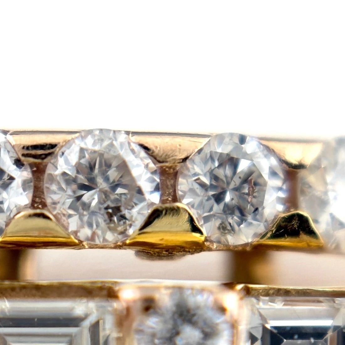 MELEE DIAMOND DESIGN RING PG RING 18K - 3