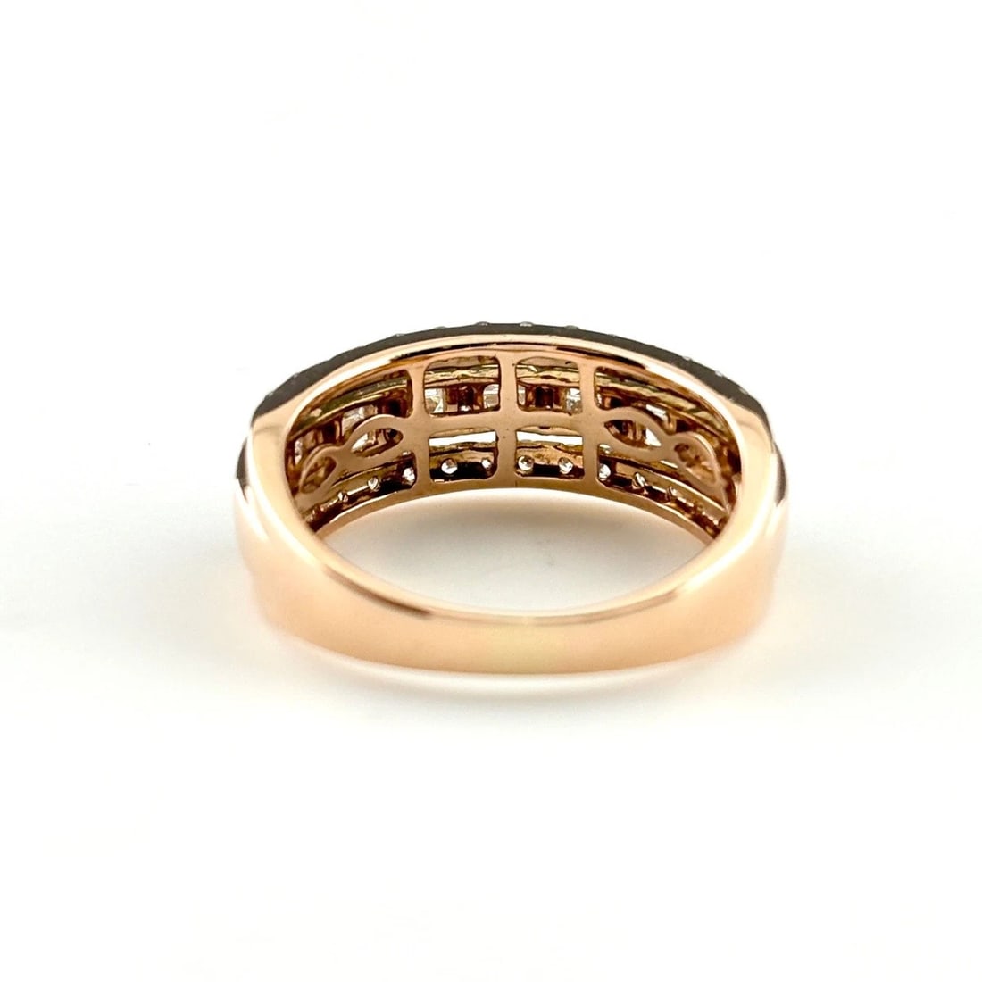 MELEE DIAMOND DESIGN RING PG RING 18K - 5