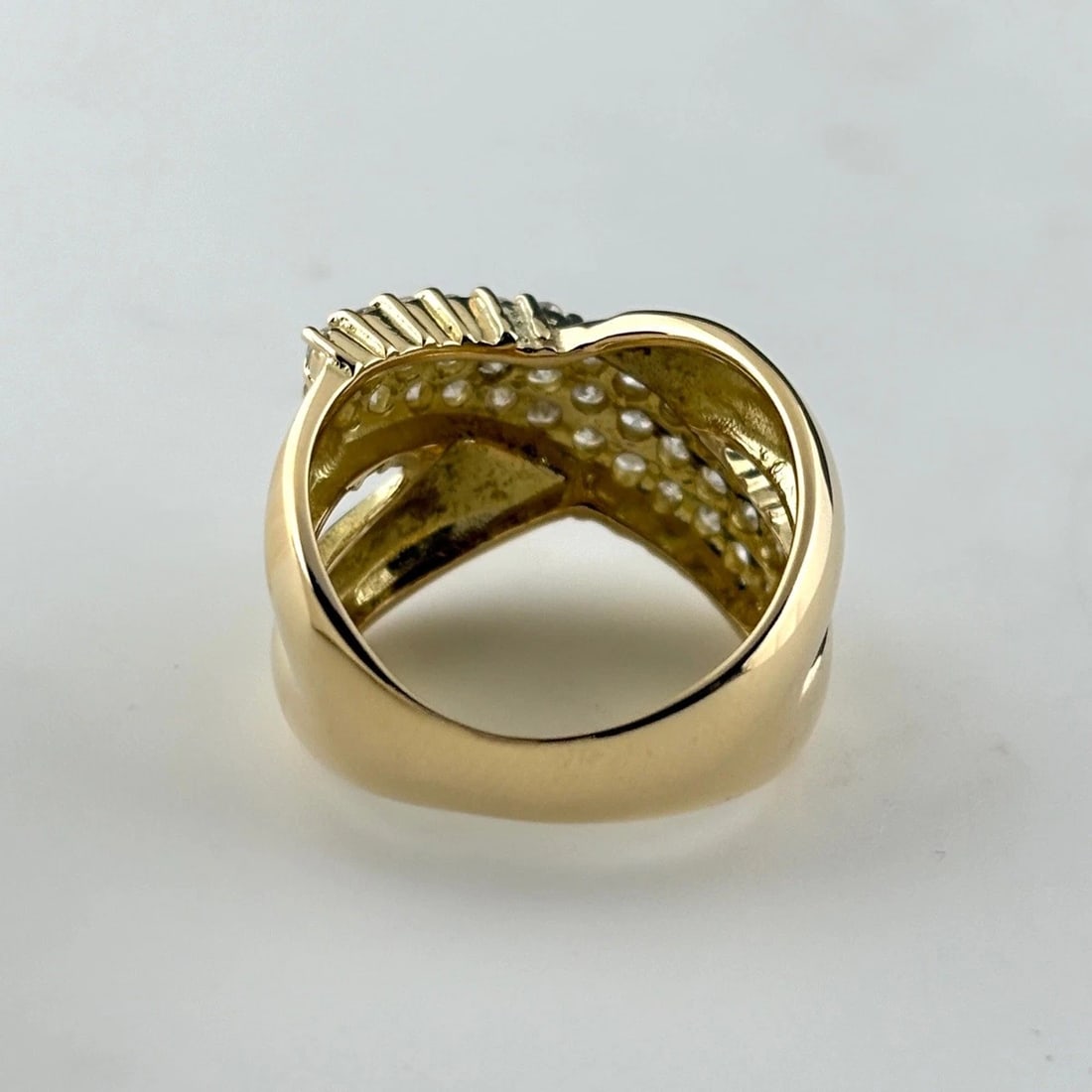 MELEE DIAMOND DESIGN RING YG RING - 3