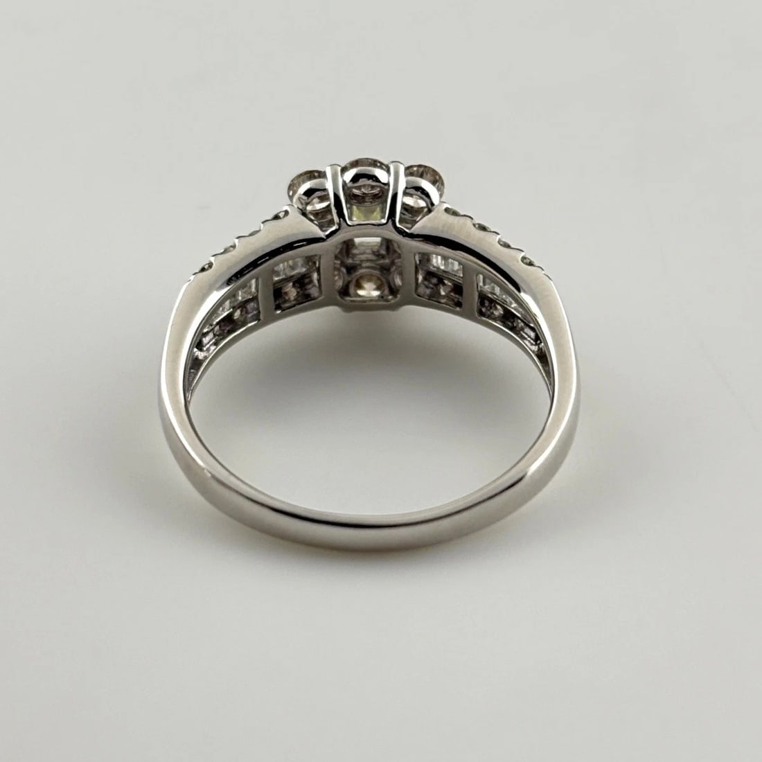 DIAMOND DESIGN RING PLATINUM RING PT950 DIAMOND - 3