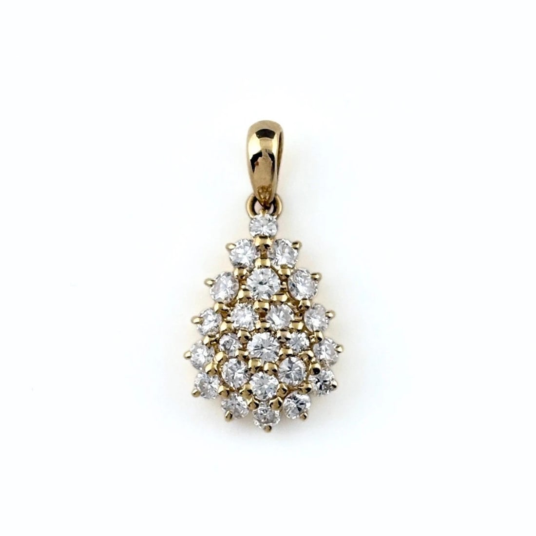 MELEE DIAMOND DESIGN PENDANT HEAD YG PENDANT HEAD (1 of 3)