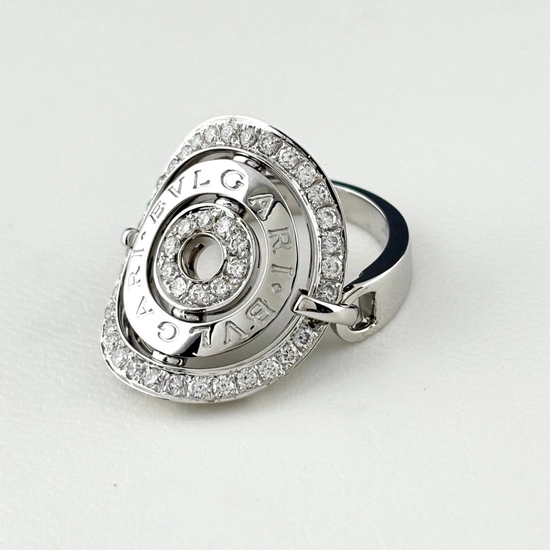 BVLGARI ASTURALE CERKI MELEE DIAMOND RING: Bvlgari Asturale Cerki Melee Diamond Ring Brand: BVLGARI Type/Style: Ring Material: 750, Main Stone Natural Color: None Size: US6.5 to 7 Accessories: None Accessories Notice: When purchasing