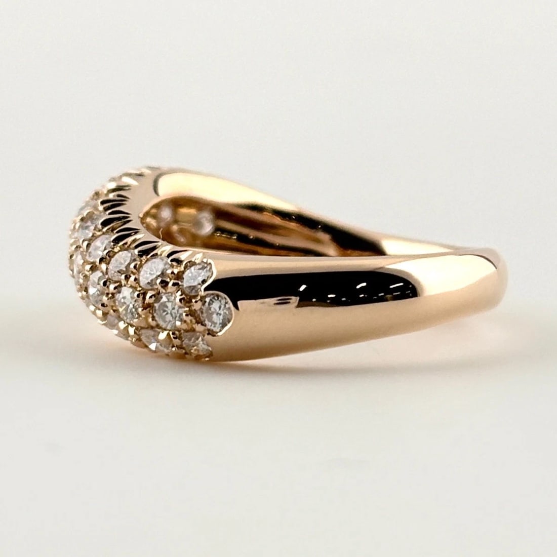 MELEE DIAMOND DESIGN RING PG RING 18K - 3
