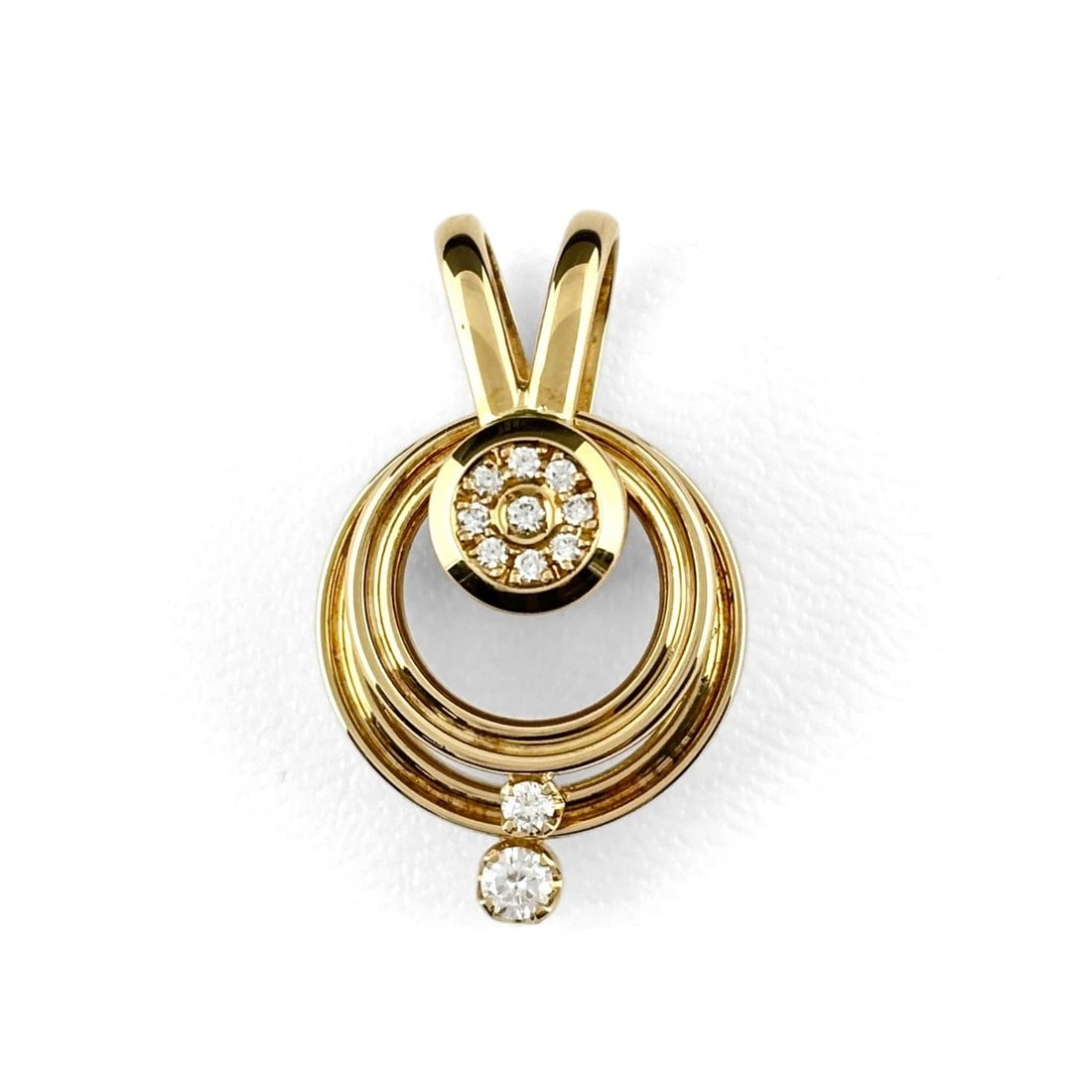 WALTHAM MELEE DIAMOND PENDANT HEAD YG (1 of 3)