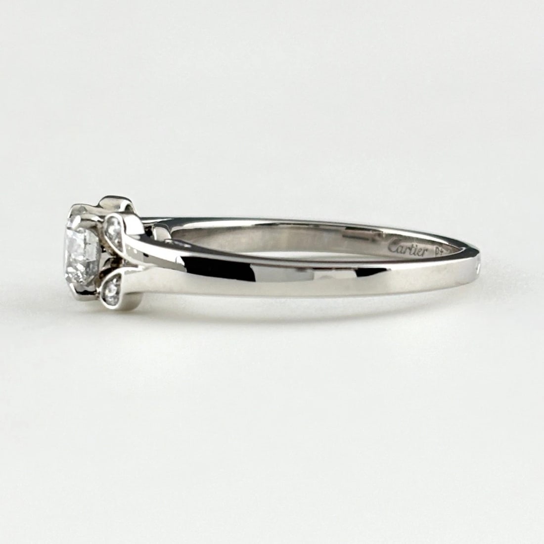 CARTIER BALLERINA RING PLATINUM DIAMOND RING PT950: Cartier Ballerina Ring Platinum Diamond Ring Pt950 Brand: CARTIER Type/Style: Ring Material: Pt950, Main Stone Natural Color: None Size: US4 to 4.5 Accessories: None Accessories Notice: When