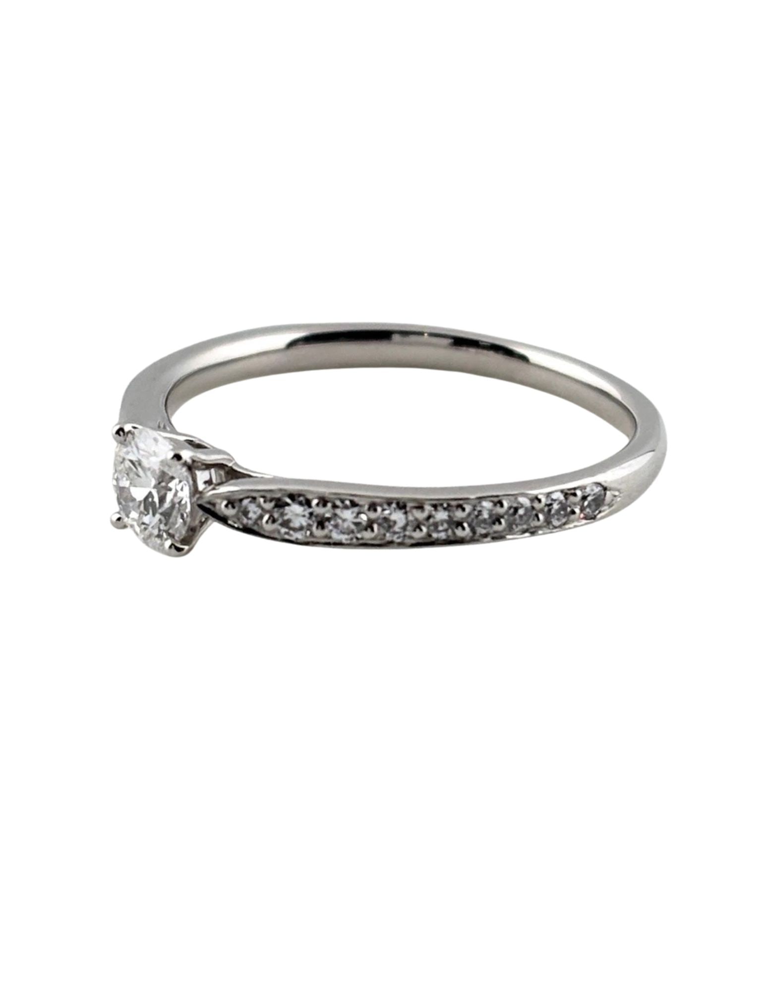 TIFFANY&CO. HARMONY HALF CIRCLE DIAMOND RING: Tiffany&Co. Harmony Half Circle Diamond Ring Brand: TIFFANY&Co. Type/Style: Ring Material: Pt950, Main Stone Natural Color: None Size: US5.5 to 6 Accessories: None Accessories Notice: When